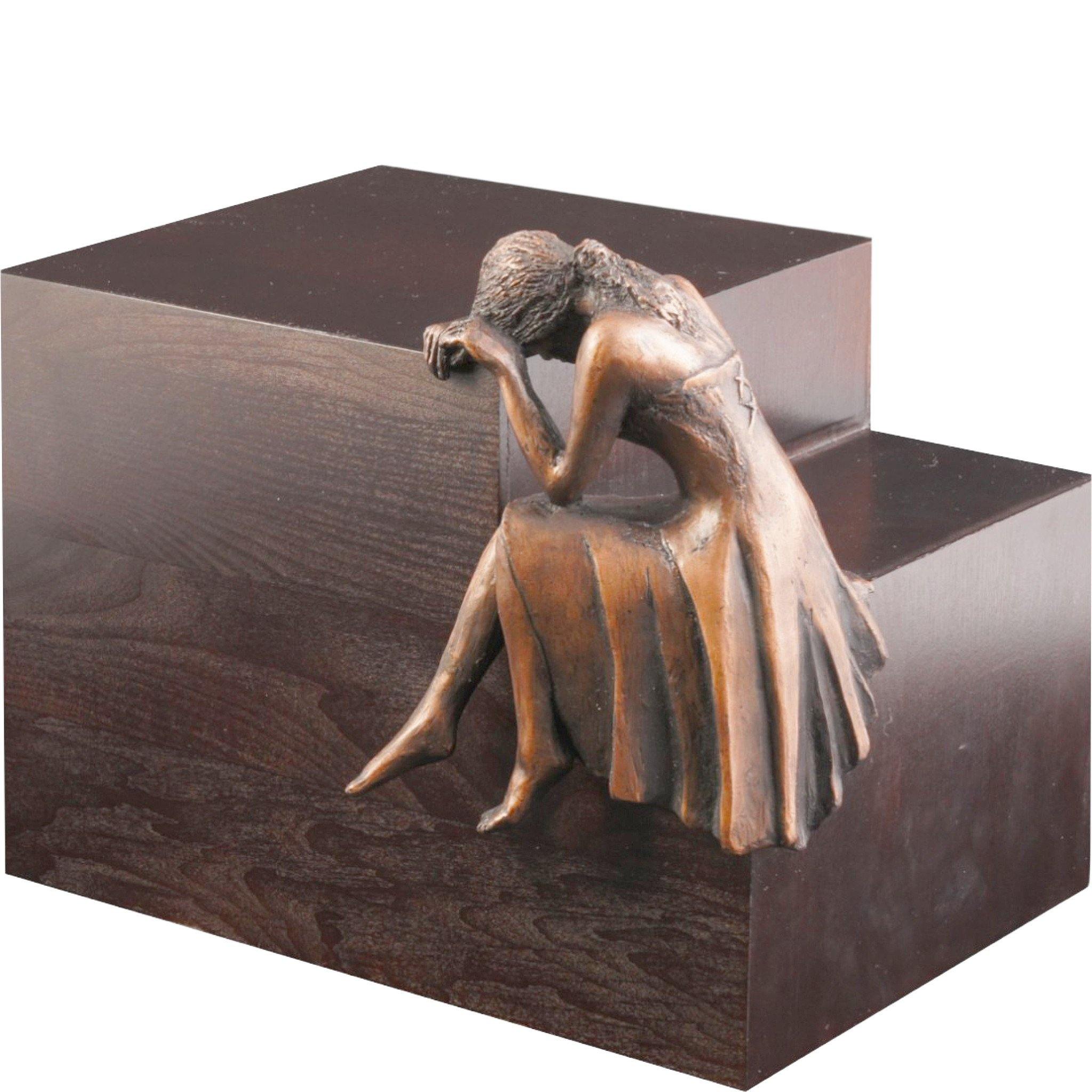 Beaminster Weeping Angel Cremation Ashes Urn - Wood BEA