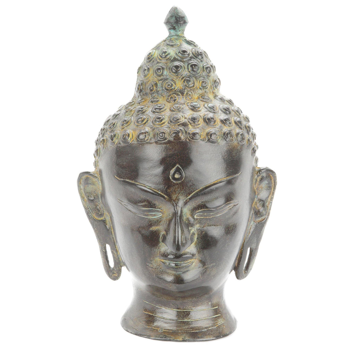 Buddha Head Cremation Ashes Urn OM