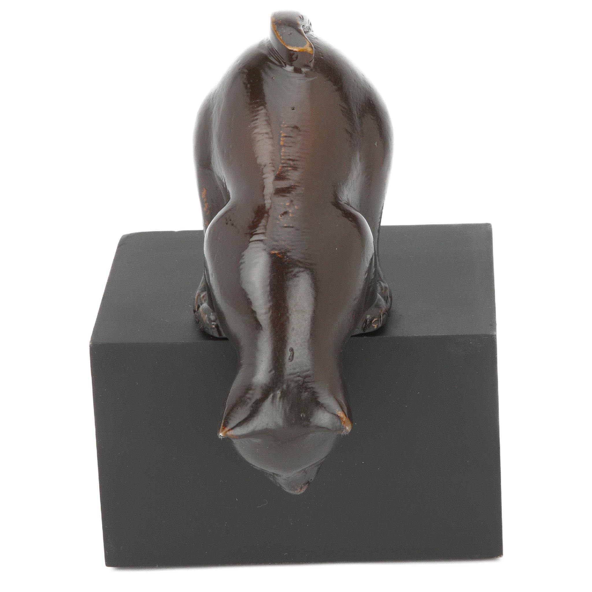 Corby Bronze Cat Cremation Ashes Sculpture Urn OM