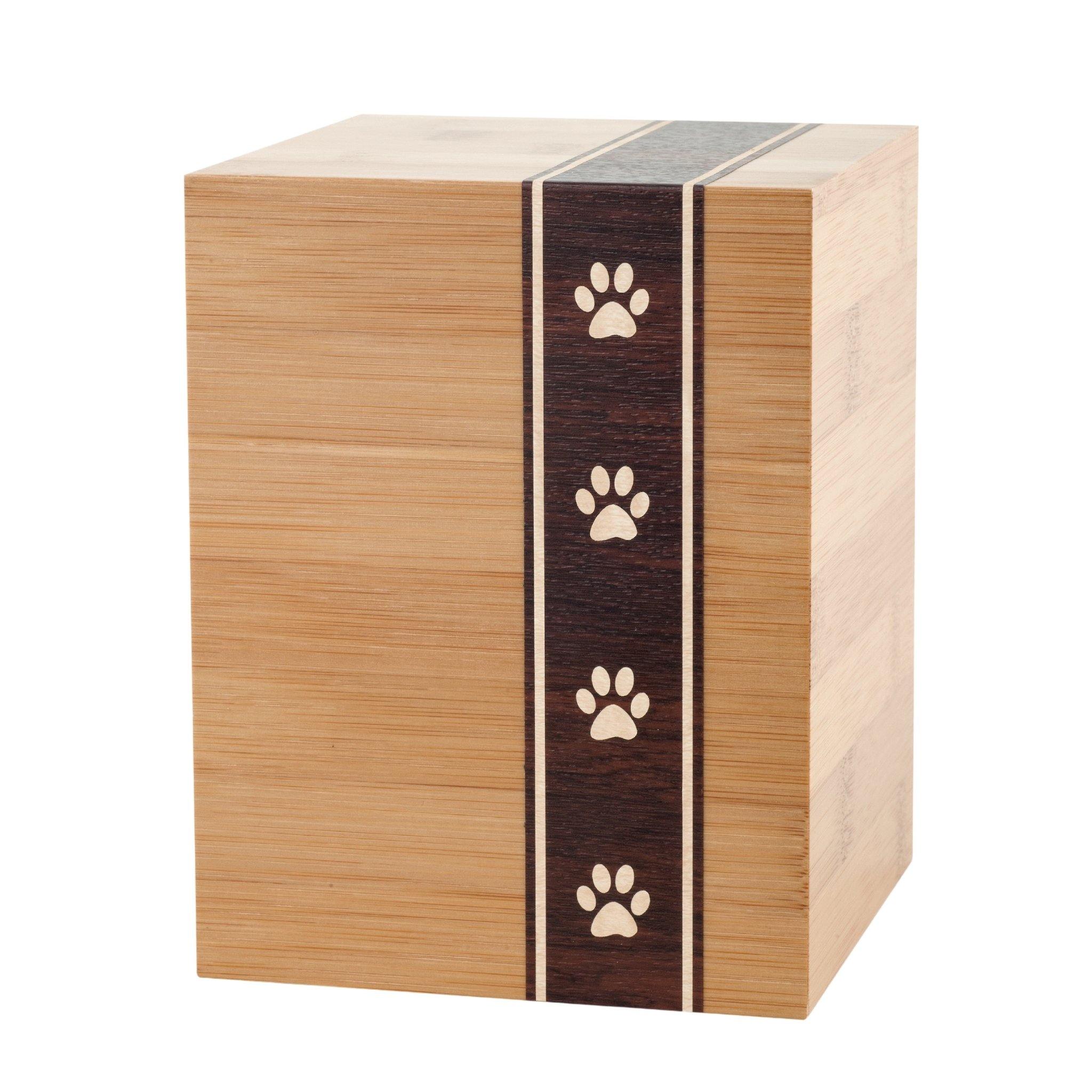 Woodbridge Wood Paws Bamboo Cremation Ashes Urn VOL