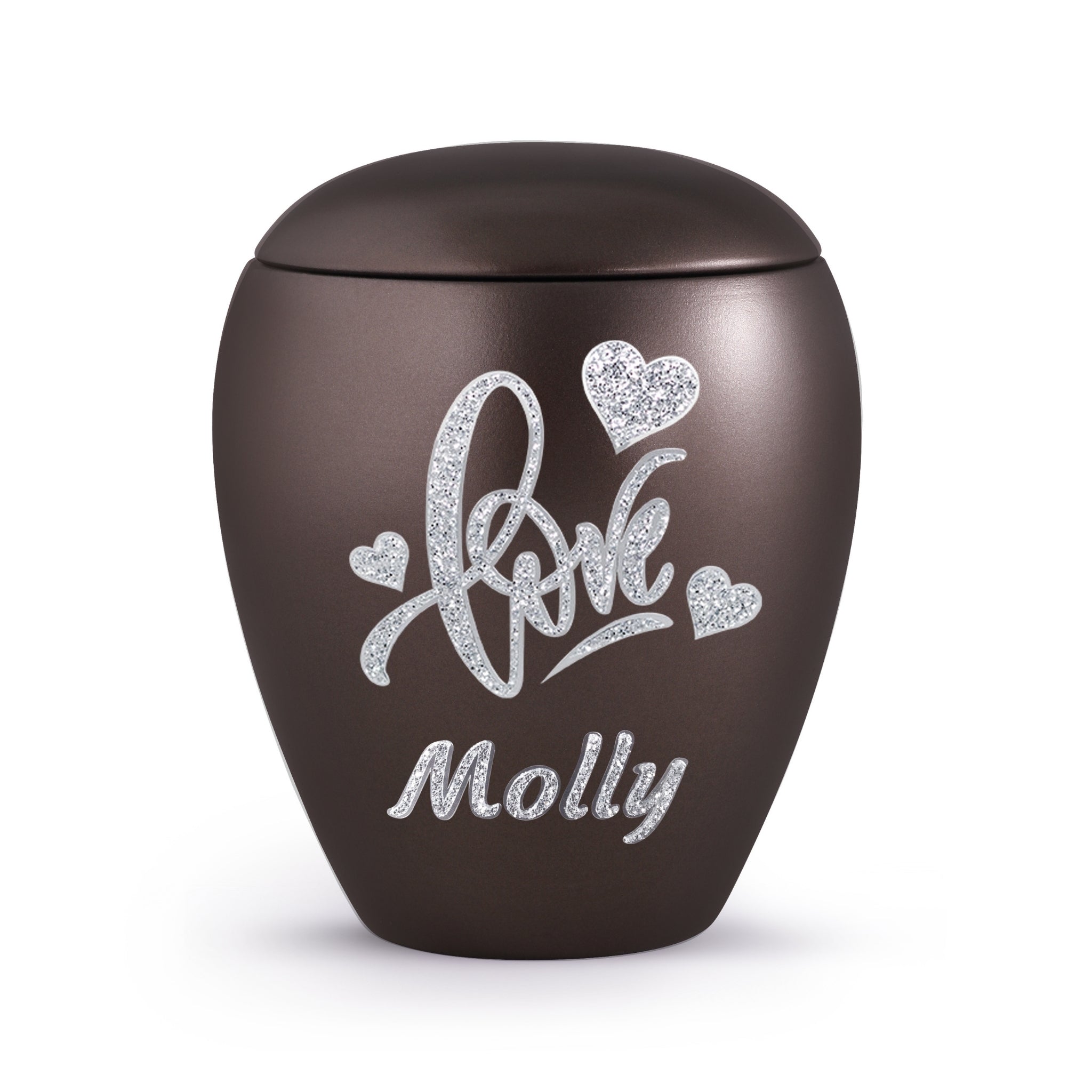 Montrose Love Personalised Ceramic Cremation Ashes Urn VOL