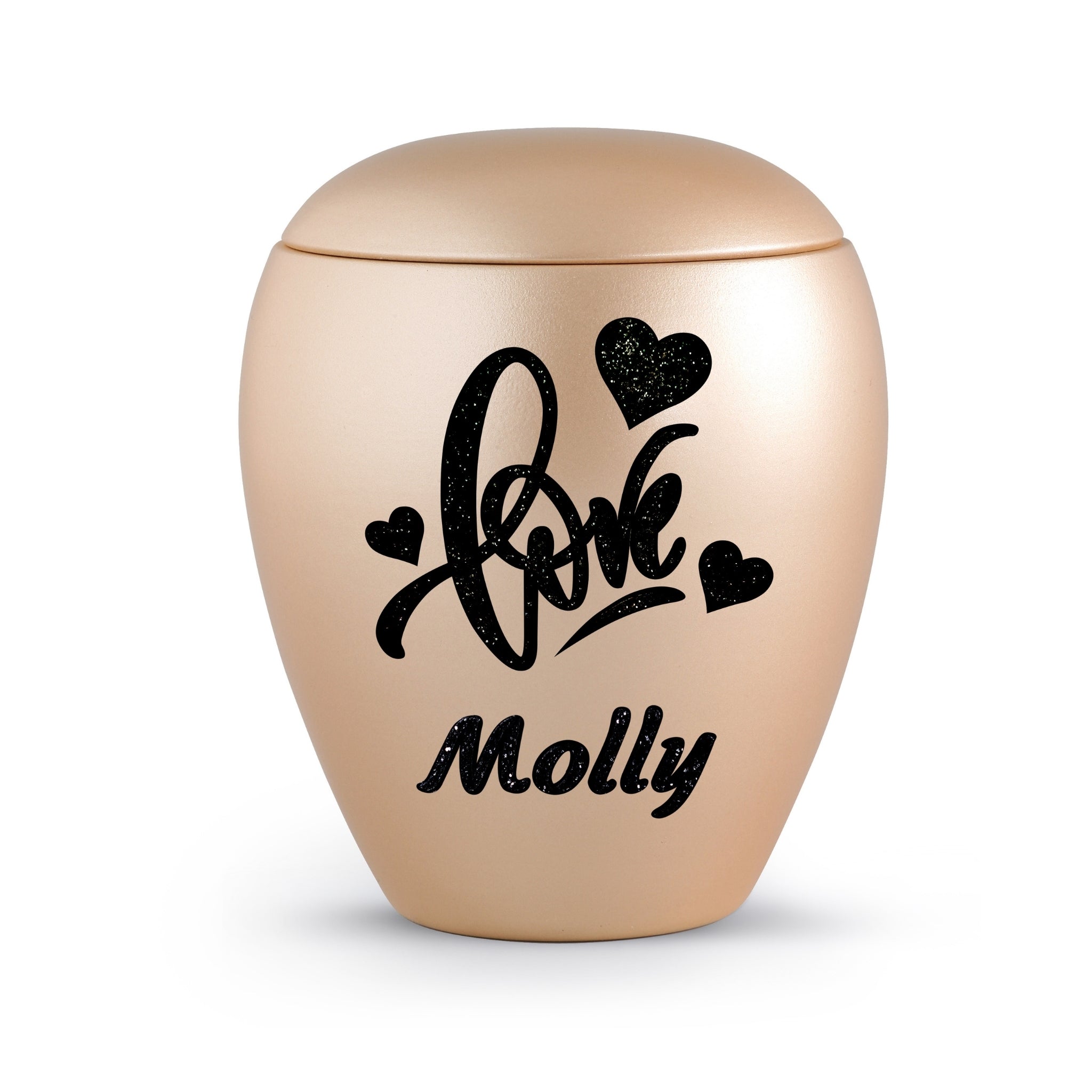 Montrose Love Personalised Ceramic Cremation Ashes Urn VOL