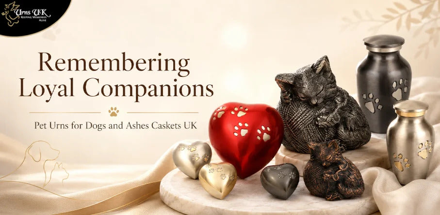 Remembering Loyal Companions: Pet Urns for Dogs and Ashes Caskets UK