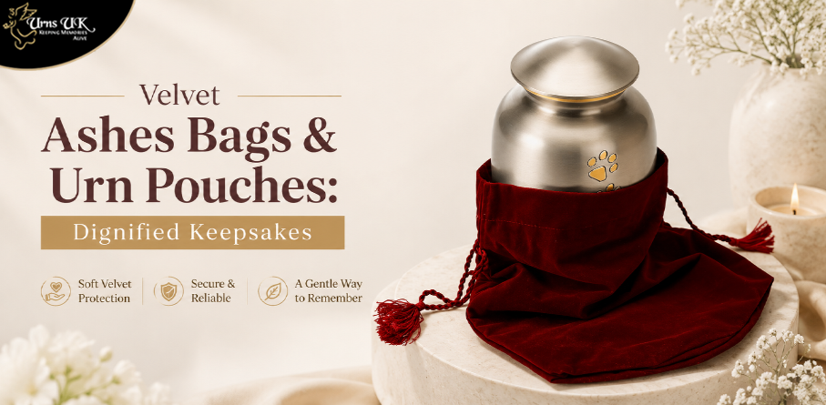 Velvet Ashes Bags & Urn Pouches: Dignified Keepsakes