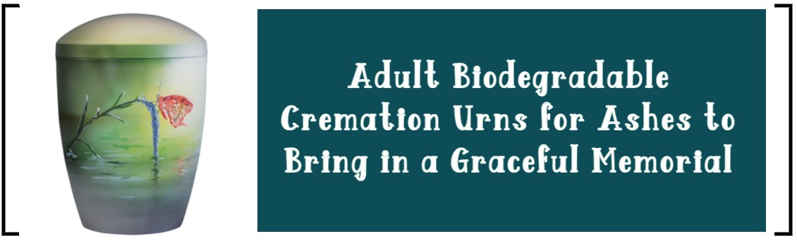 ADULT BIODEGRADABLE CREMATION URNS FOR ASHES TO BRING IN A GRACEFUL MEMORIAL
