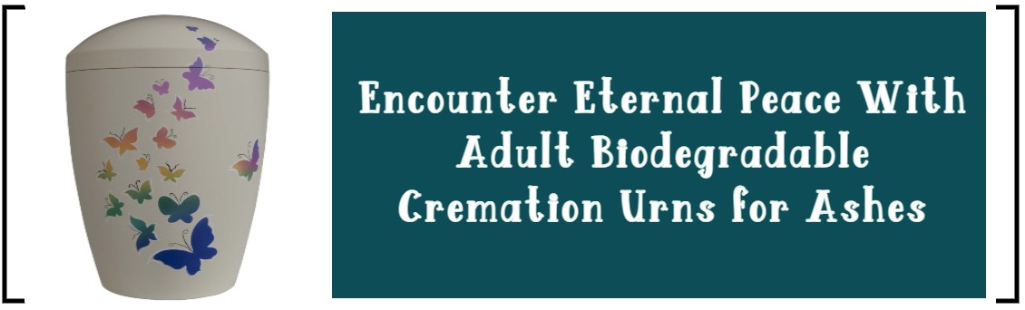 ENCOUNTER ETERNAL PEACE WITH ADULT BIODEGRADABLE CREMATION URNS FOR ASHES
