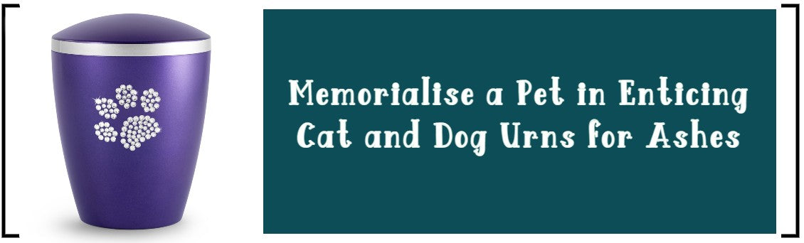 MEMORIALISE A PET IN ENTICING CAT AND DOG URNS FOR ASHES