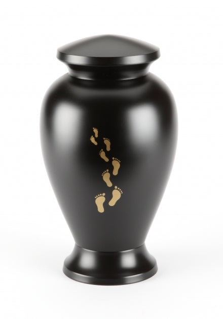 REMARKABLE BRASS METAL CREMATION URNS FOR ASHES Â€“ IN THE MEMORY OF A LOVED ONE