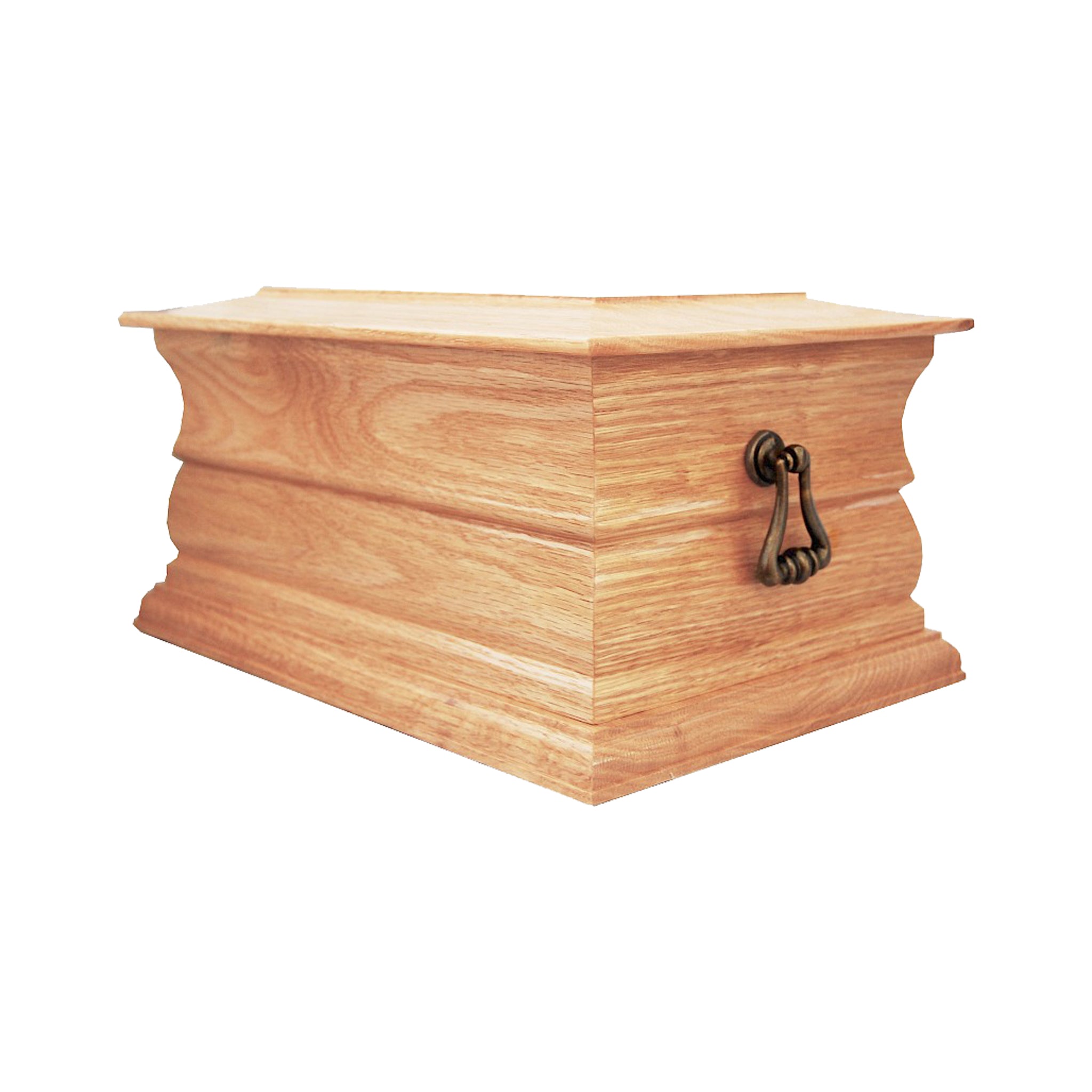 Newquay Solid Oak Cremation Ashes Casket