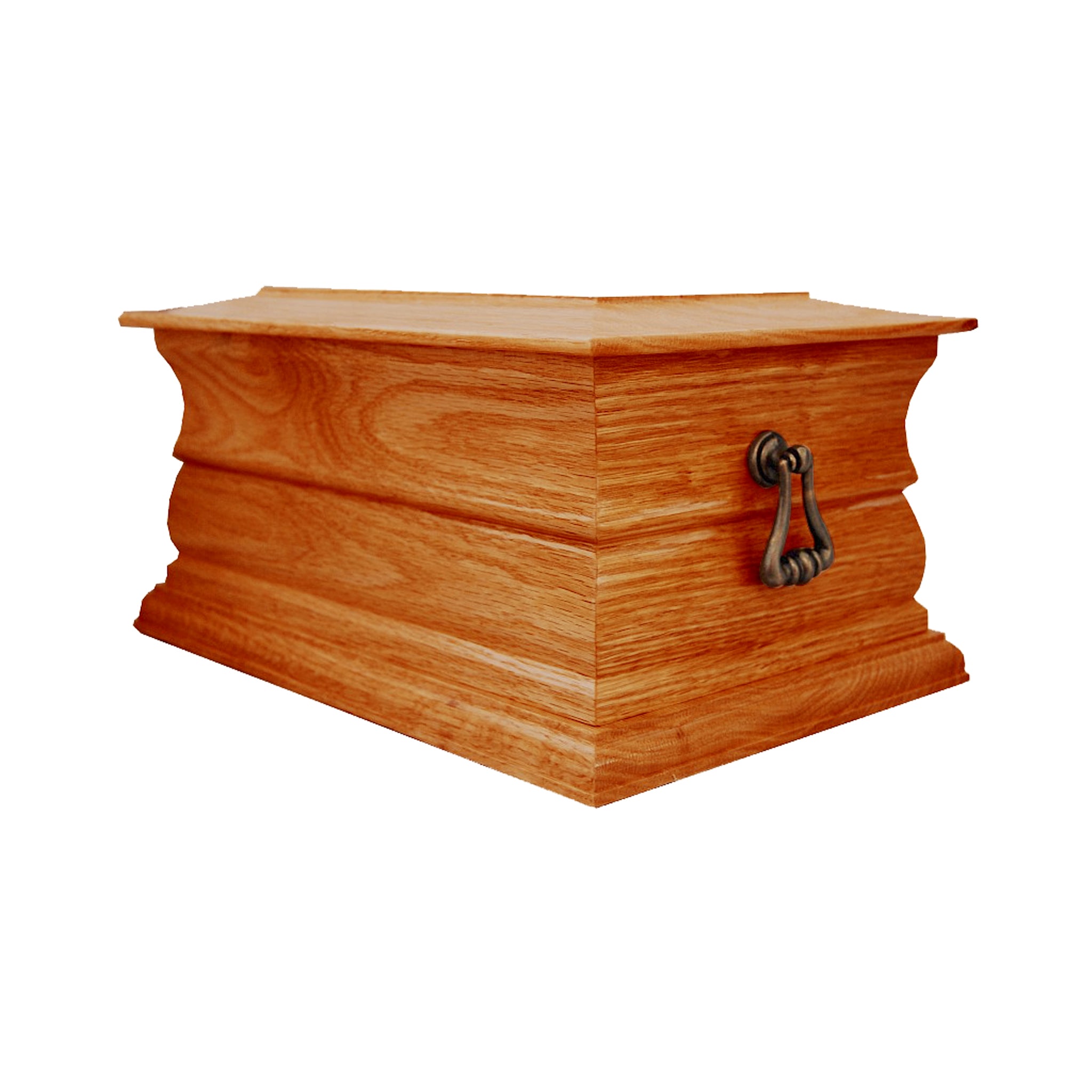 Newquay Solid Oak Cremation Ashes Casket