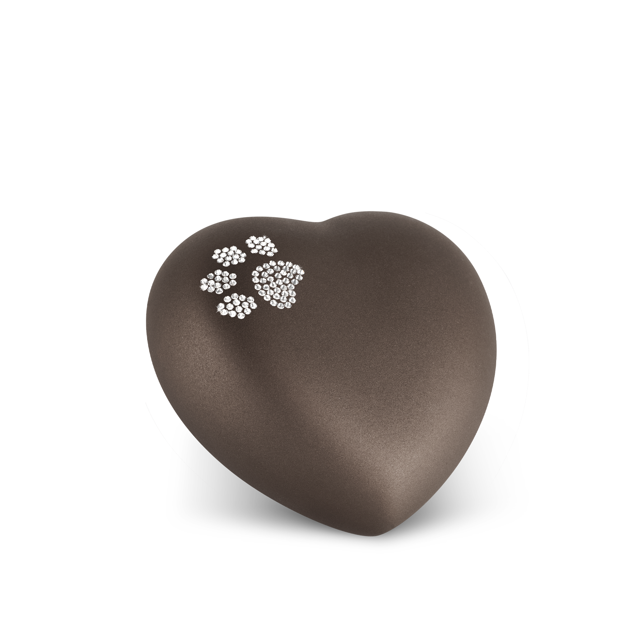 Ventnor Crystal Paw Heart Ceramic Cremation Ashes Urn