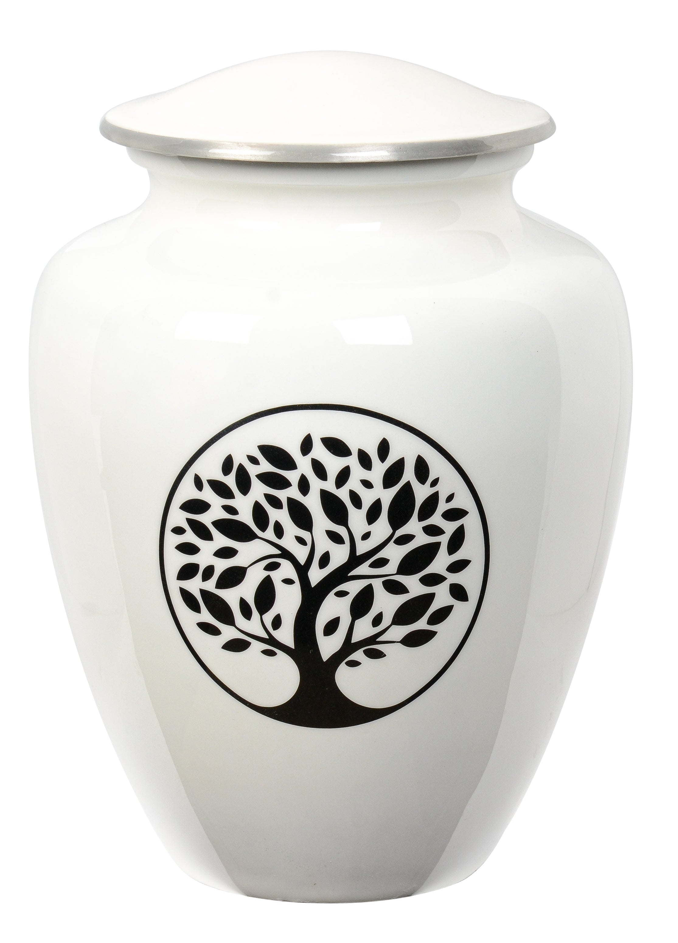 White Tree Cremation Ashes Urn