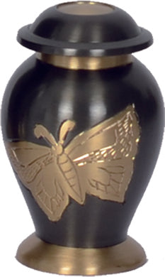 Kerlaz Black Cremation Ashes Keepsake Mini Urn