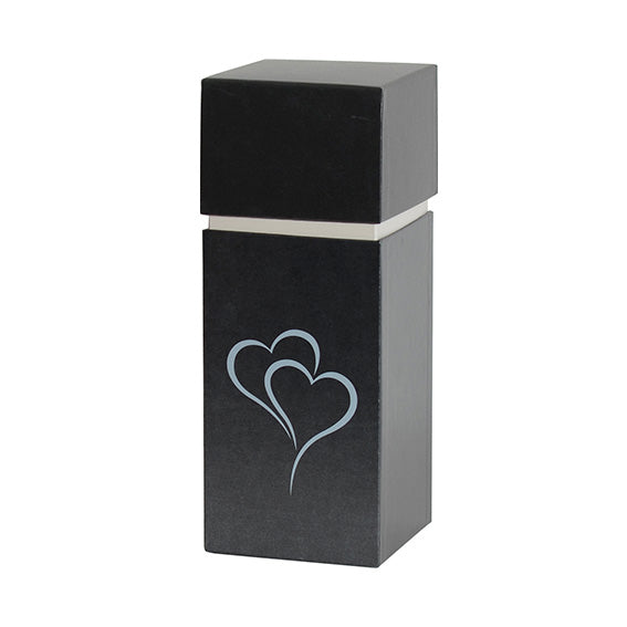 Hearts Square Cremation Ashes Scattering Tube