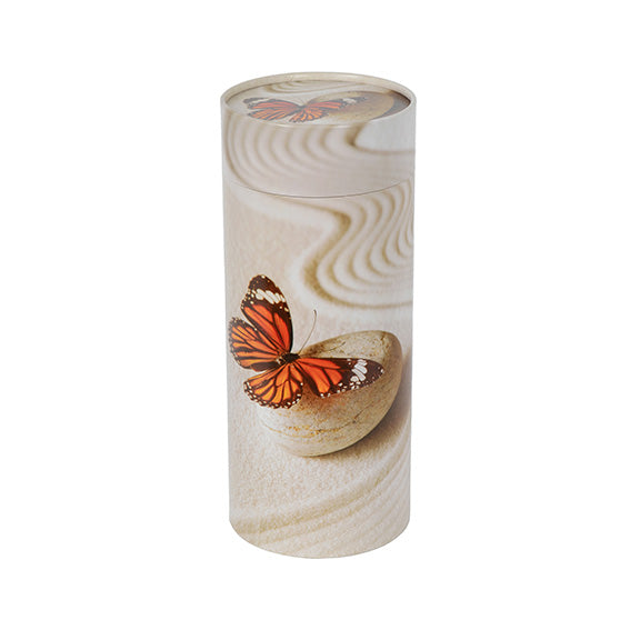 Sand Butterfly Cremation Ashes Scattering Tube