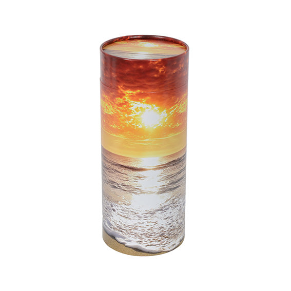 Beach Sunset Cremation Ashes Scattering Tube