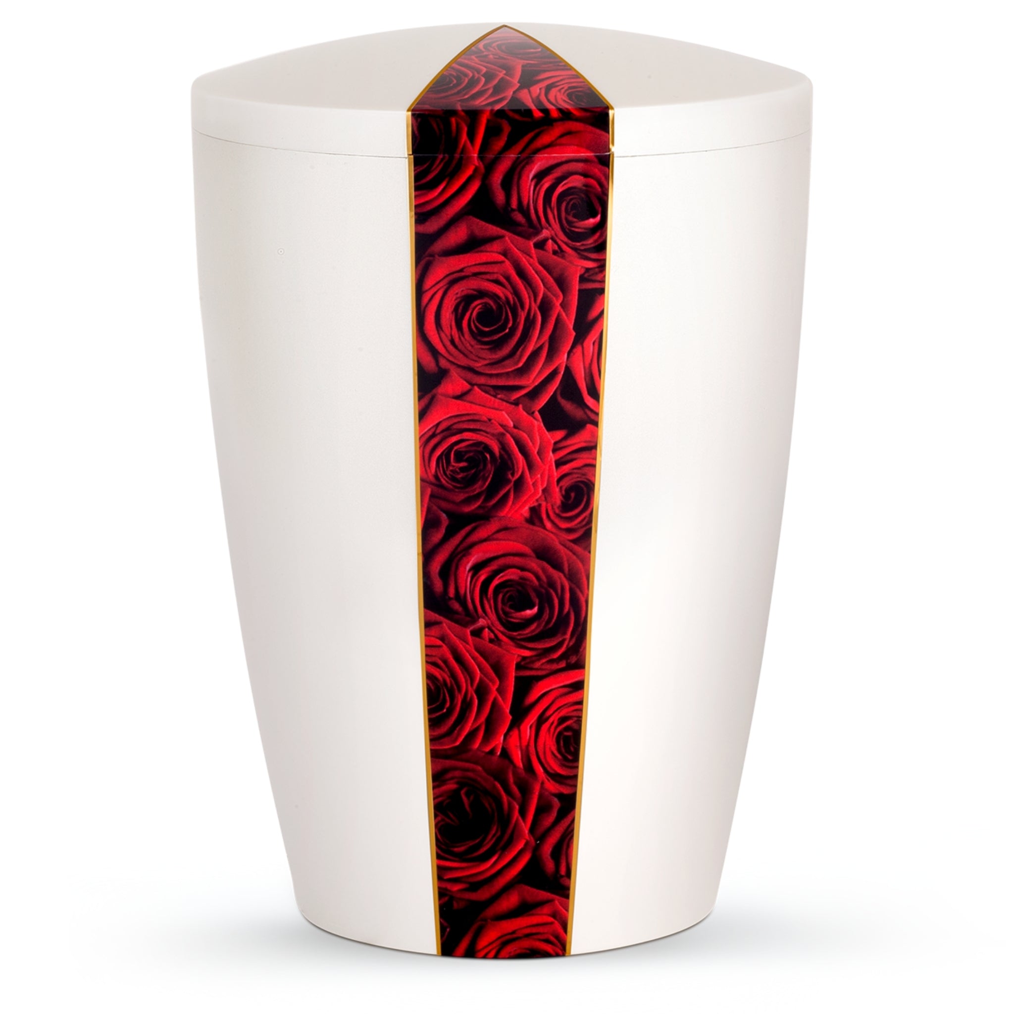 Mansfield Cremation Ashes Urn Red Roses Adult VOL
