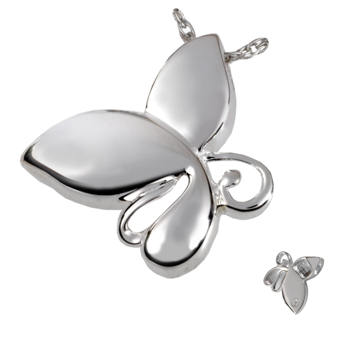 Jewellery Ash Pendant Kensington Butterfly 925 Silver NMD