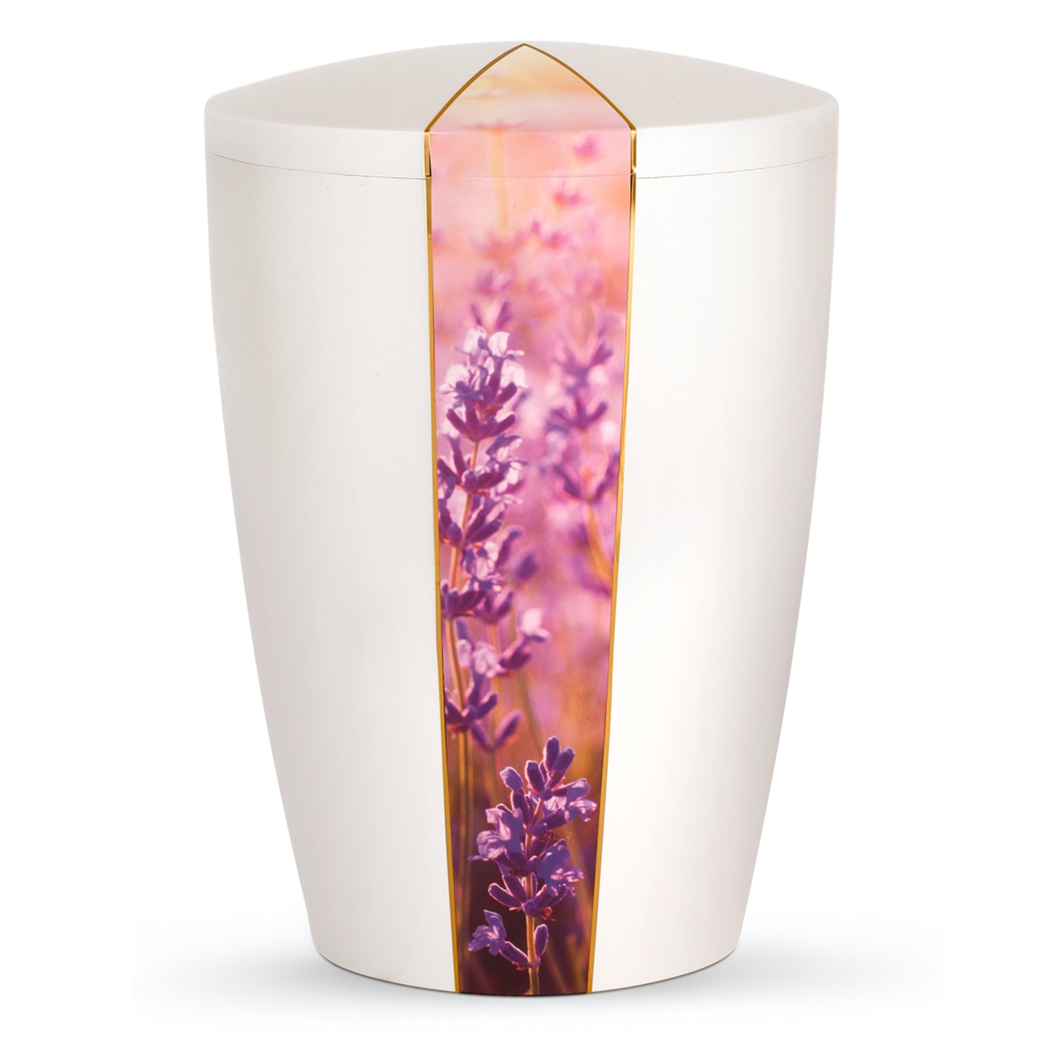 Mansfield Cremation Ashes Urn Lavender White Adult VOL