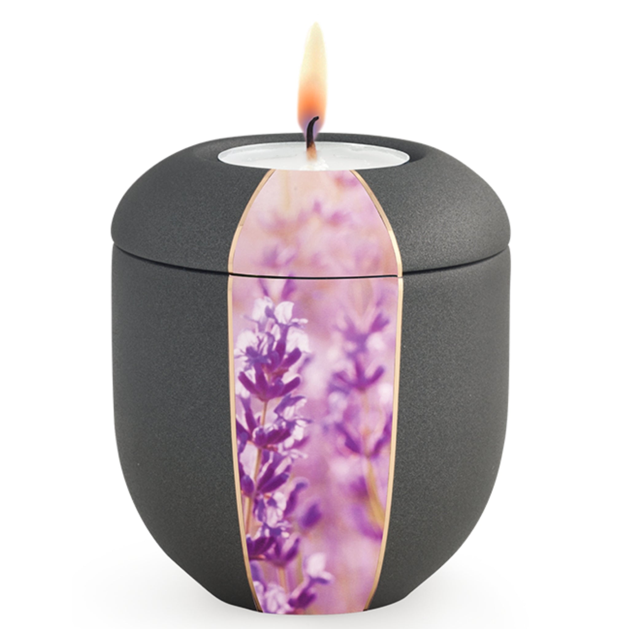 Mansfield Cremation Ashes Urn Lavender Keepsake VOL