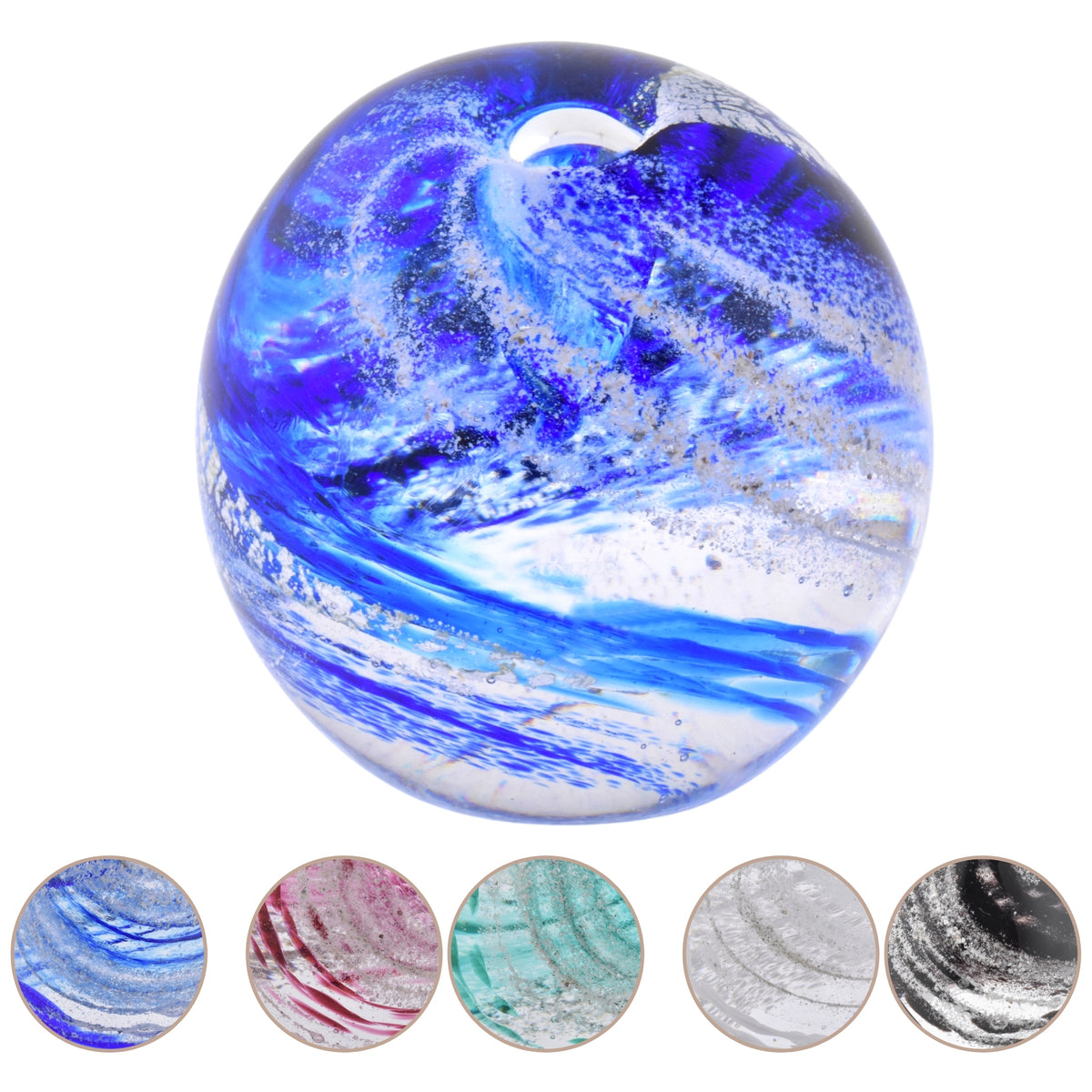 Aura-Star® Handblown Glass Ashes Infused Keepsake Sphere AUR