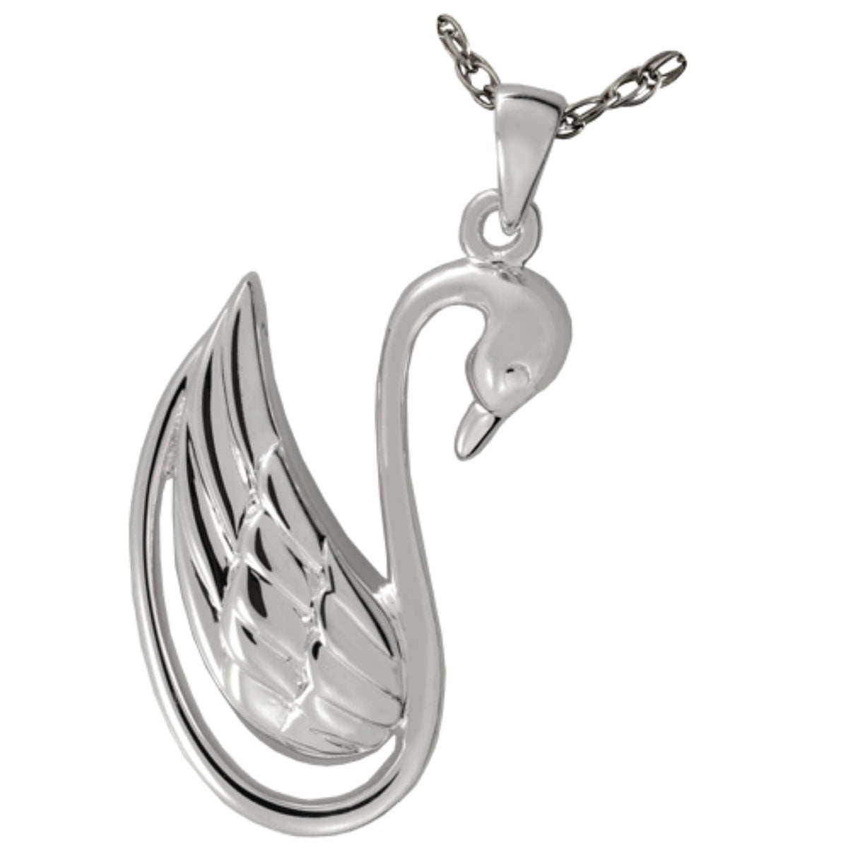 Kensington Swan Cremation Ashes Pendant 925 Silver NMD