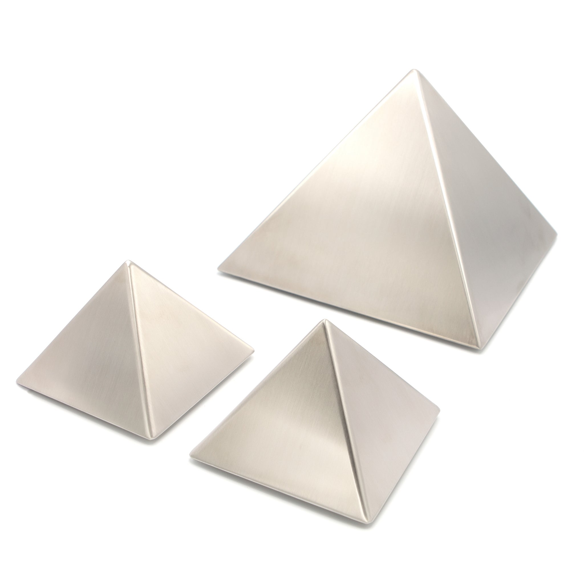 Bourne Pyramid Large Stainless Steel Cremation Ashes Urn TOW