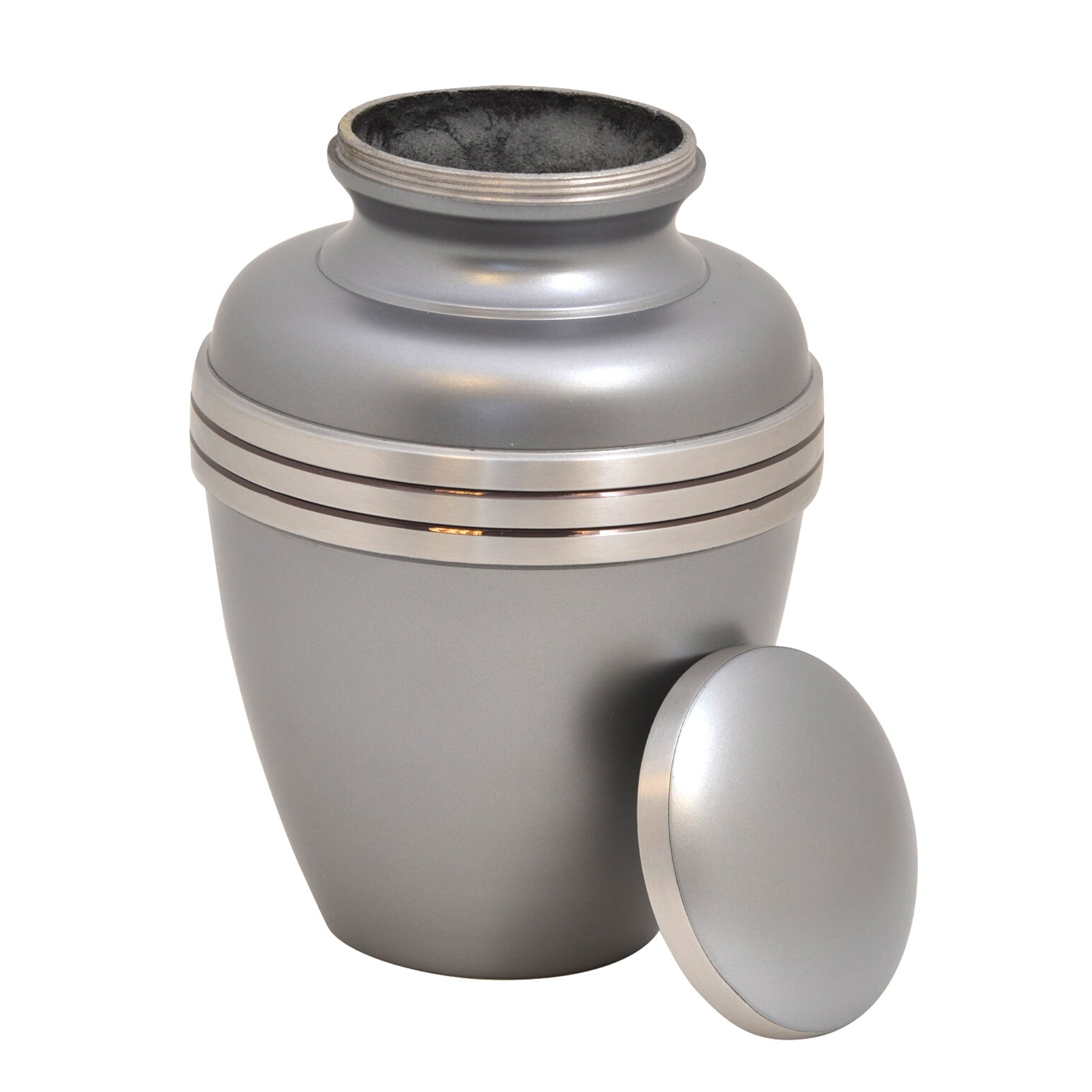 Space Grey Band Cremation Ashes Urn RC