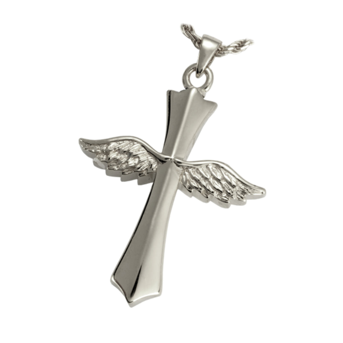 Jewellery Ash Pendant Kensington Cross Angel Wings 925 Silver NMD