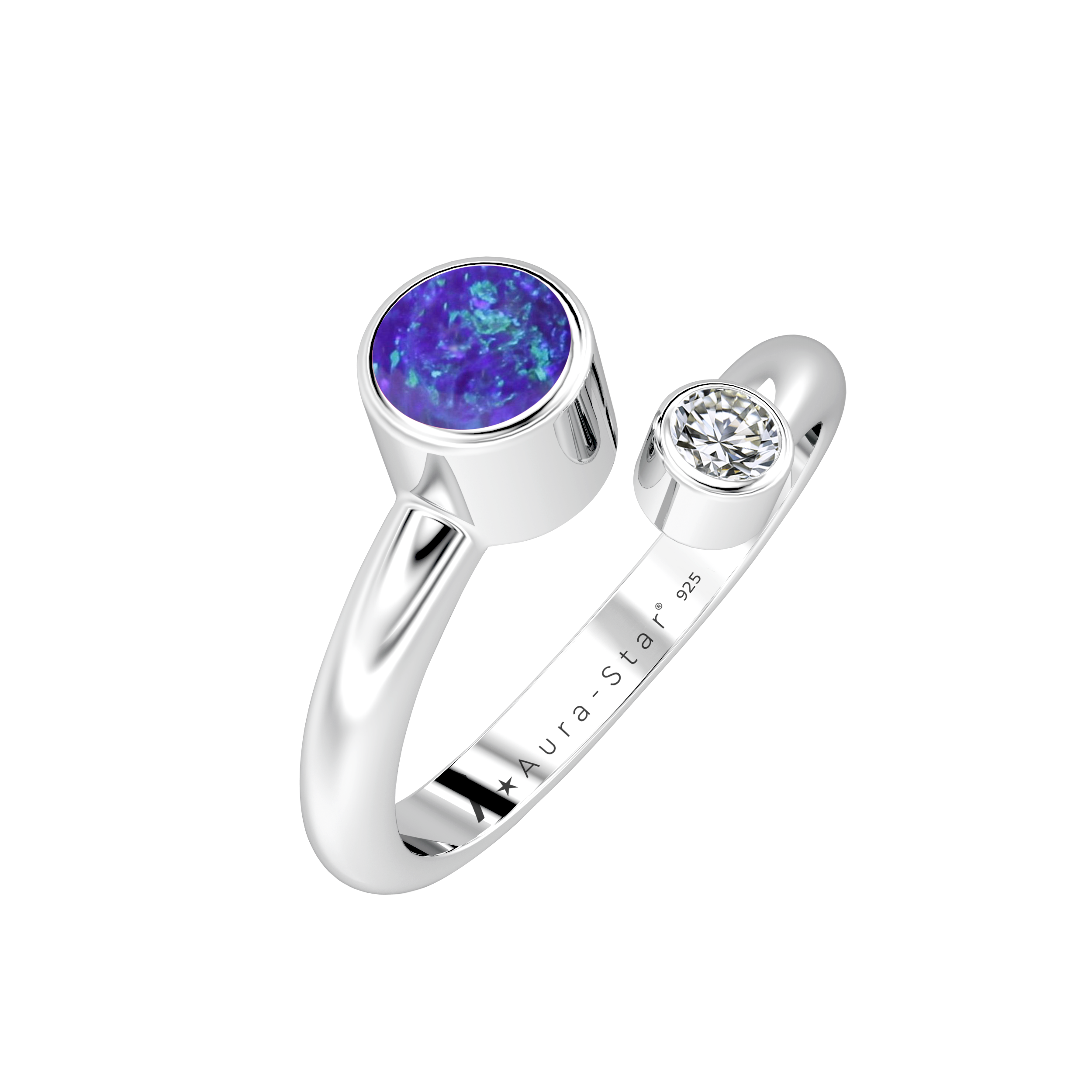 Aura-Star Ashes Infused Ring Intrigue AUR