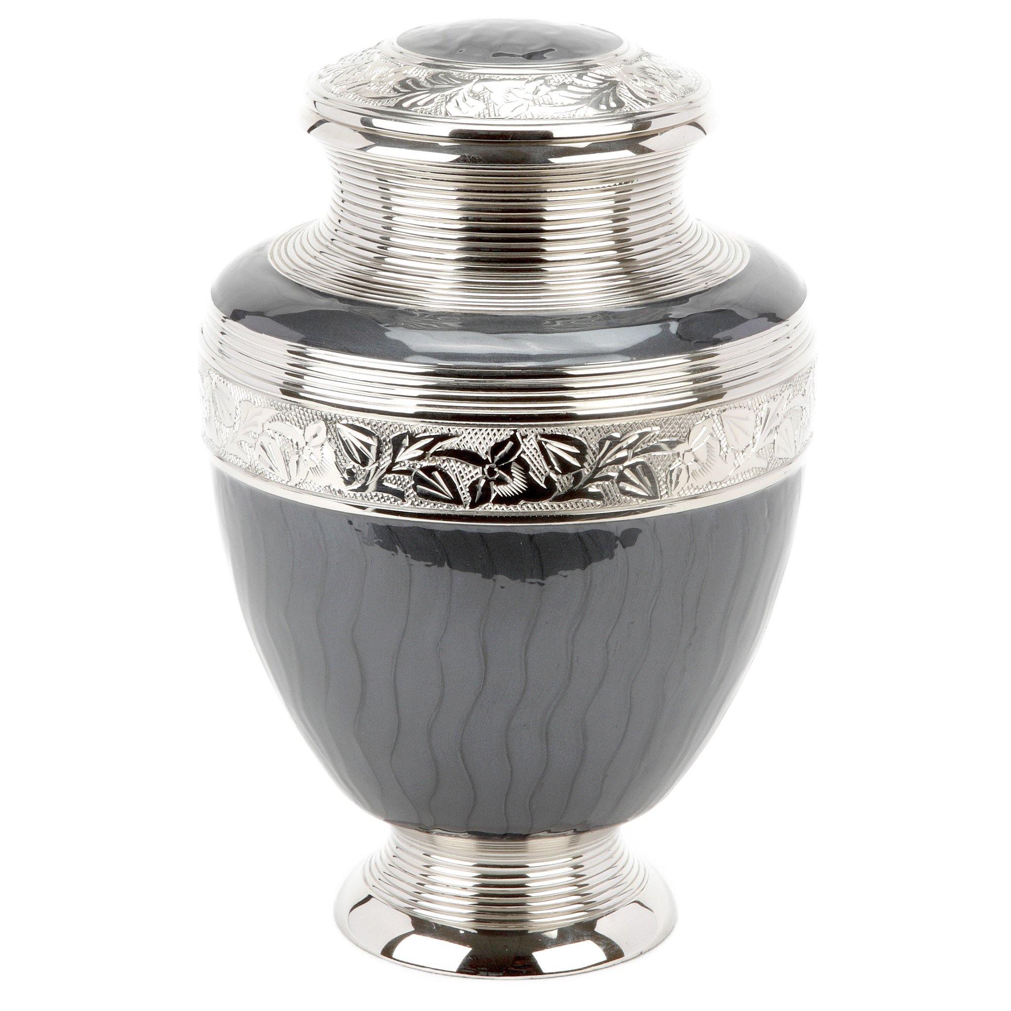 Epping Grey Cremation Ashes Urn Adult RC