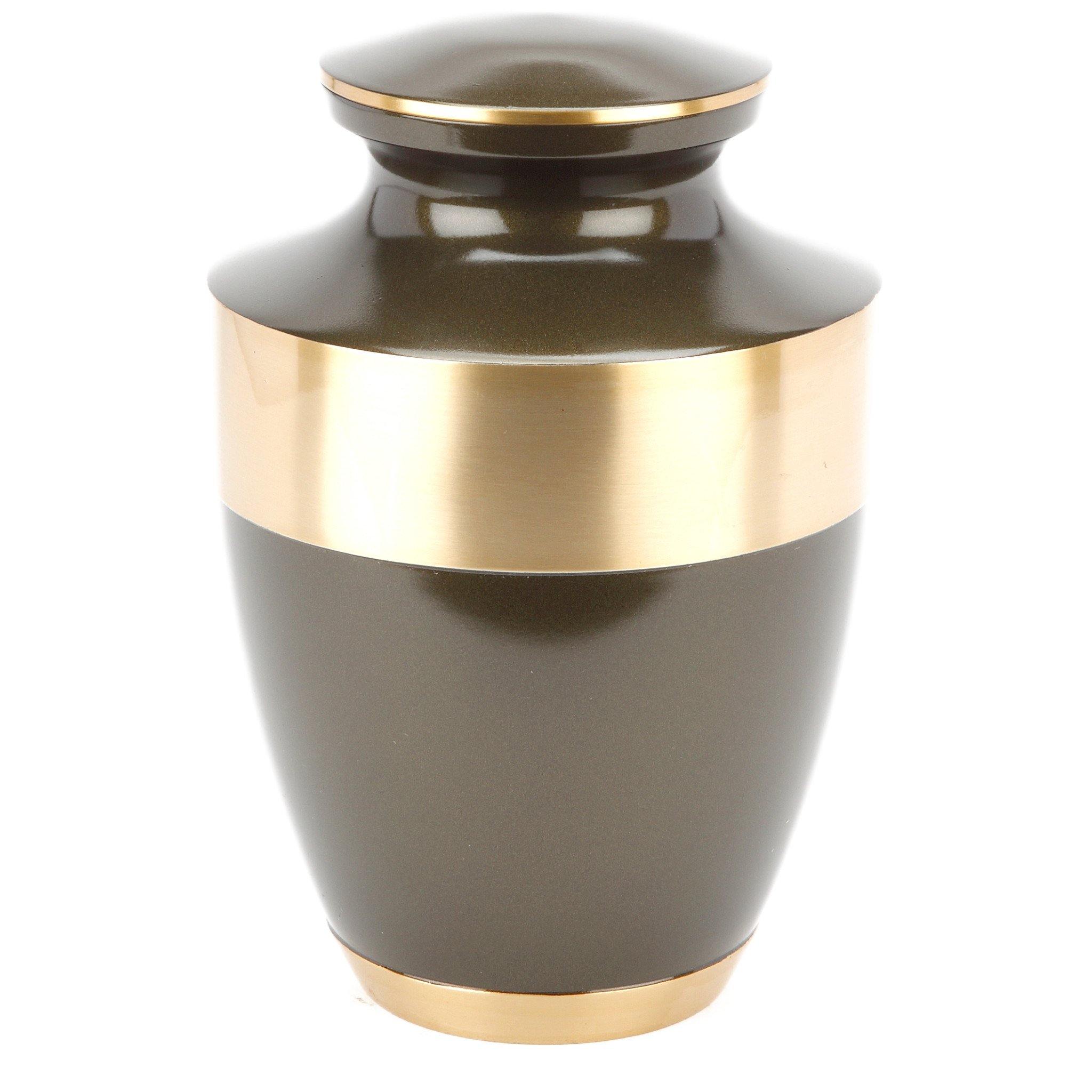 Bromley Brown Cremation Ashes Urn Adult RC