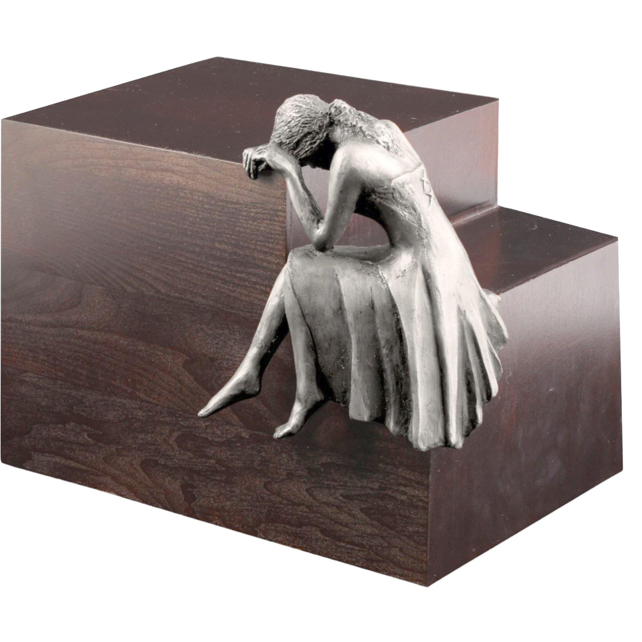 Beaminster Weeping Angel Cremation Ashes Urn - Metal BEA