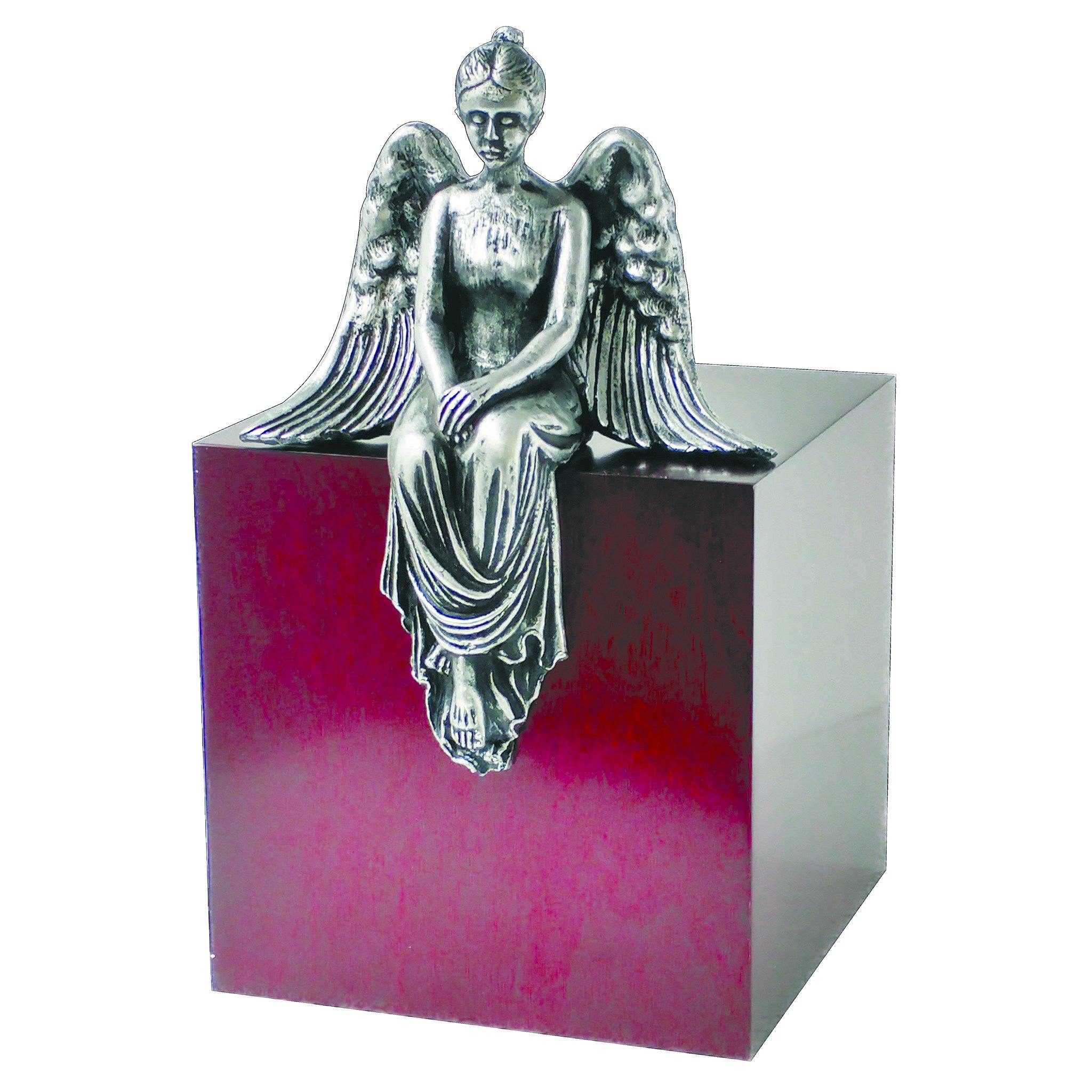 Beaminster Meditating Angel Copper Cremation Ashes Urn BEA