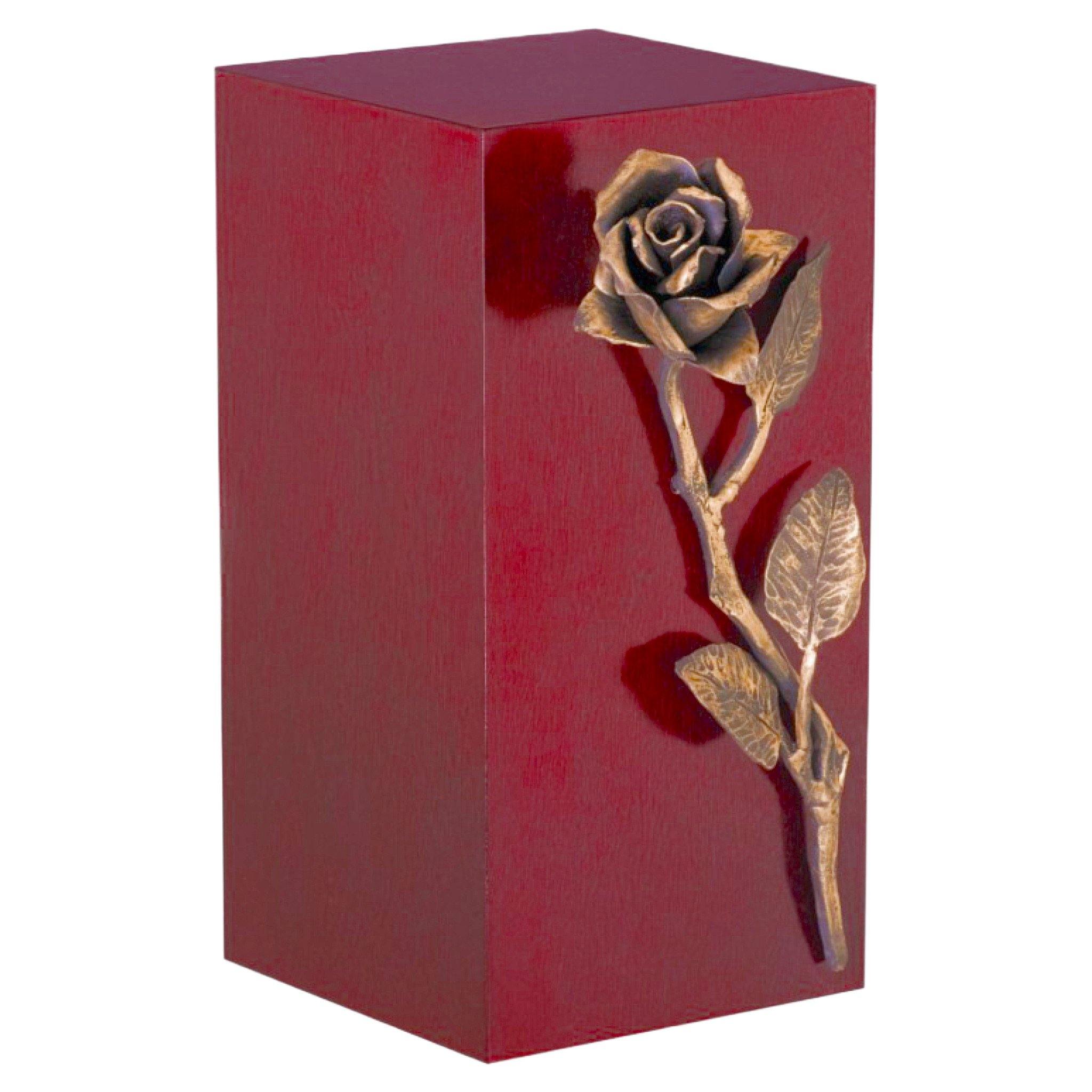 Beaminster Wooden Cremation Ashes Urn Rose BEA