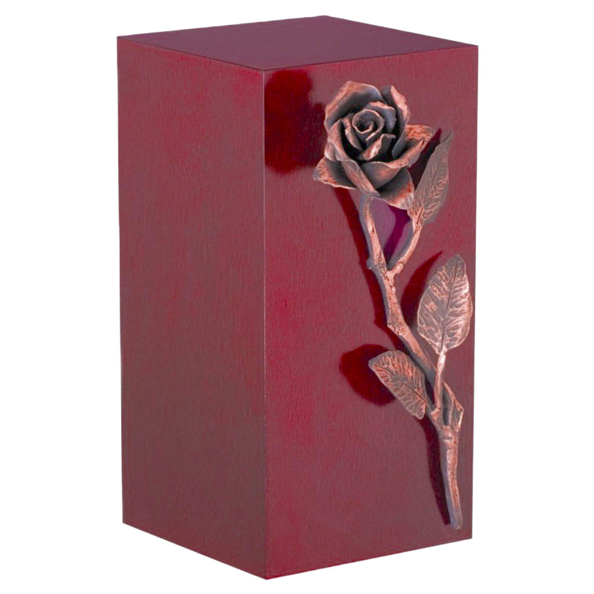 Beaminster Wooden Cremation Ashes Urn Rose BEA