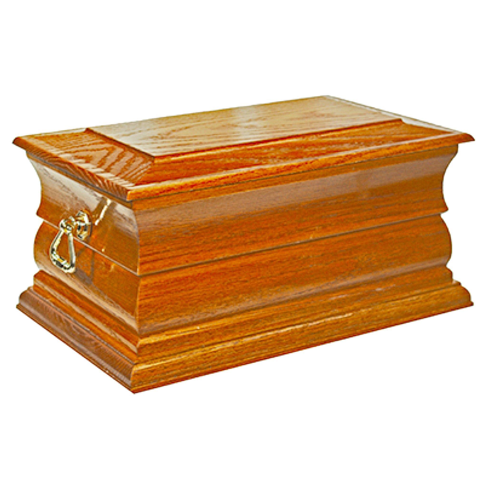Newquay Solid Oak Cremation Ashes Casket BRA