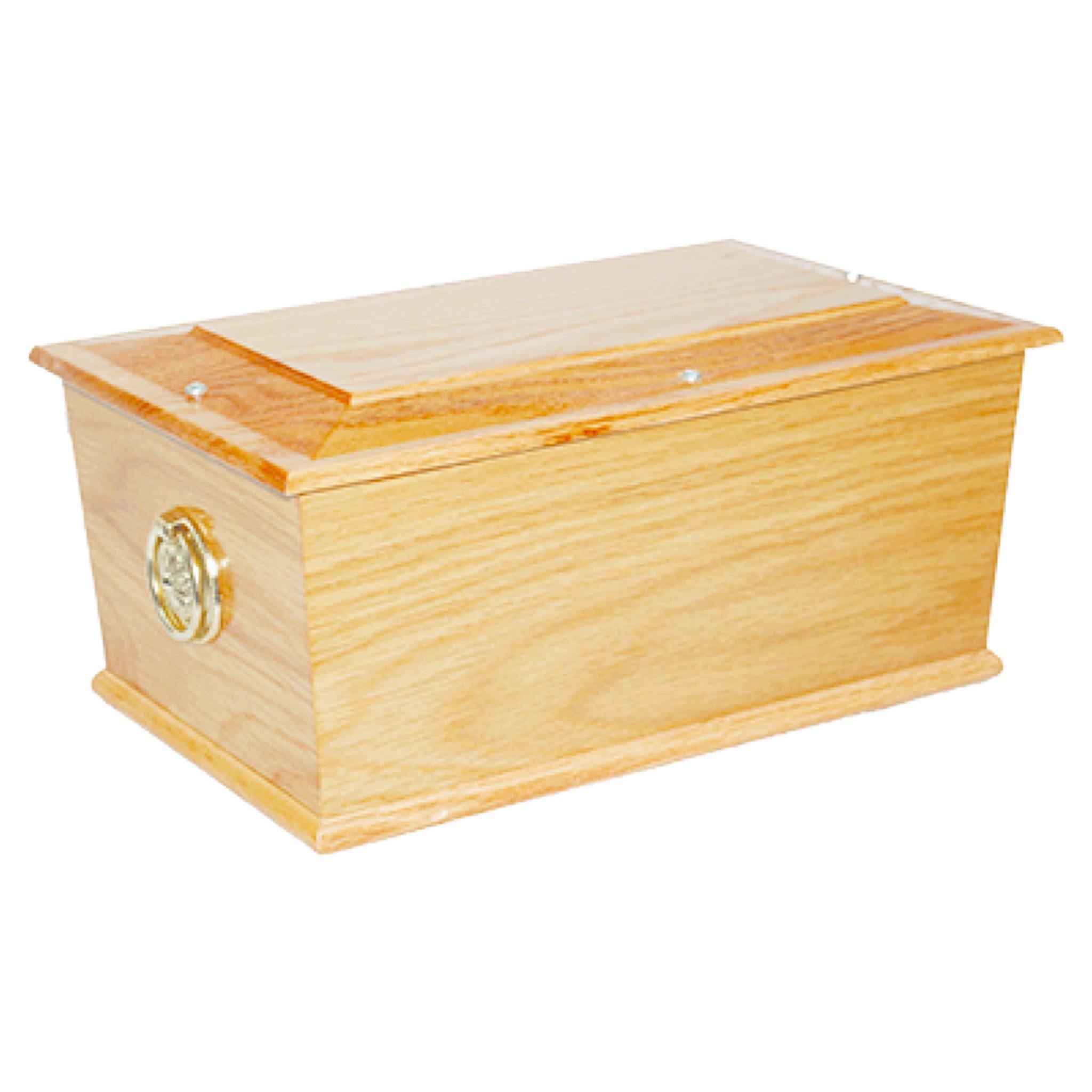 Horsham Veneered Oak Ashes Casket BRA