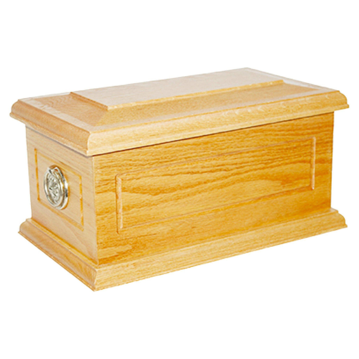 Salford Solid Oak Cremation Ashes Casket BRA