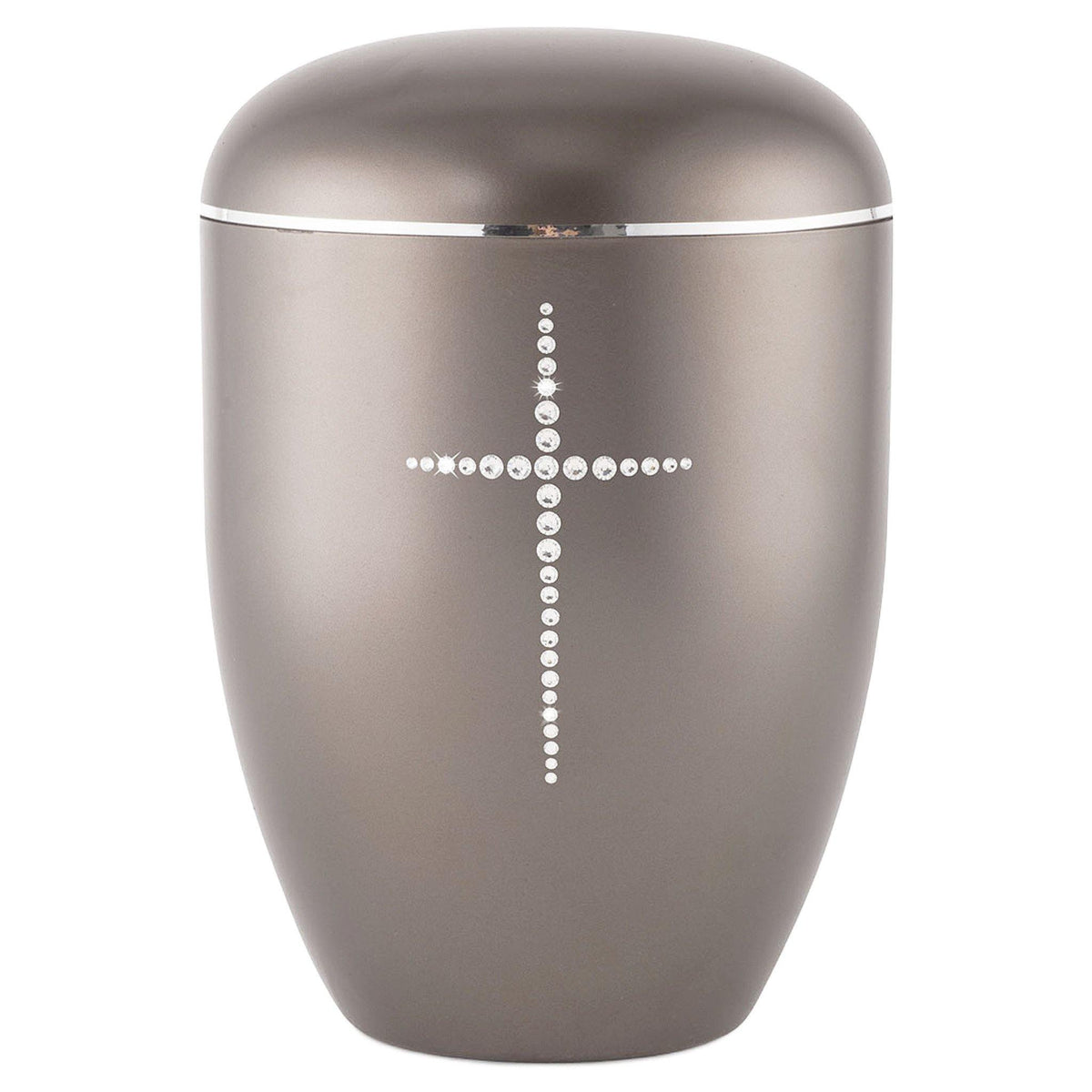 Crystal Cross Biodegradable Cremation Ashes Urn VOL