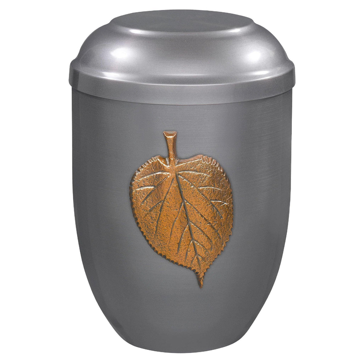 Coalville Leaf Grey Cremation Ashes Urn PLU