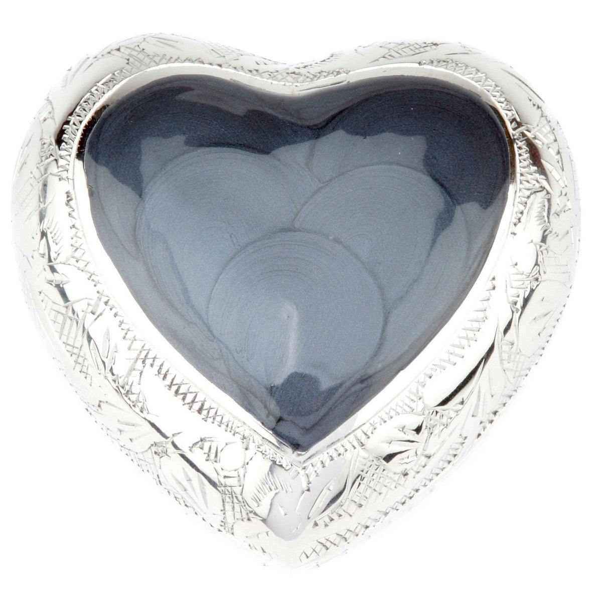 Epping Grey Heart Cremation Ashes Keepsake Mini Urn RC