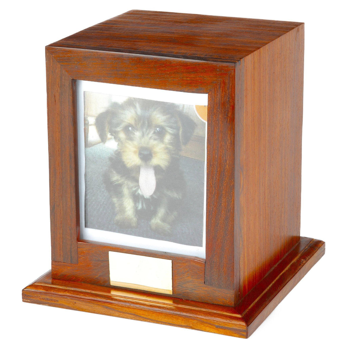 Bootle Wooden Cremation Ashes Pet Urn RC