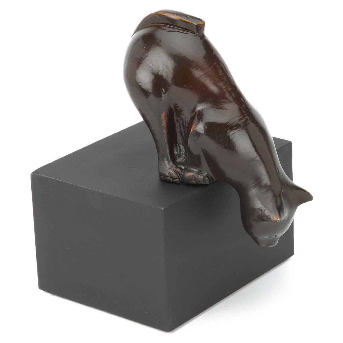 Corby Bronze Cat Cremation Ashes Sculpture Urn OM