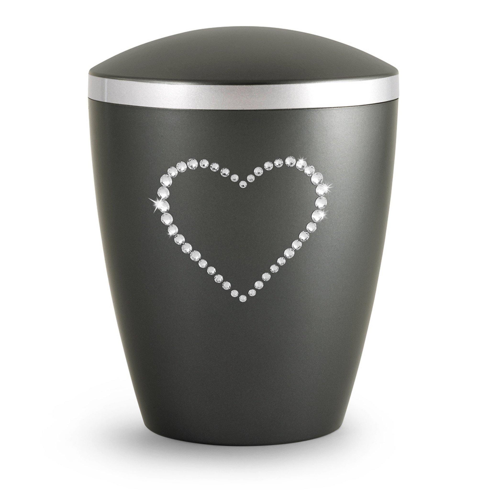 Ventnor Crystal Heart Biodegradable Cremation Ashes Urn VOL