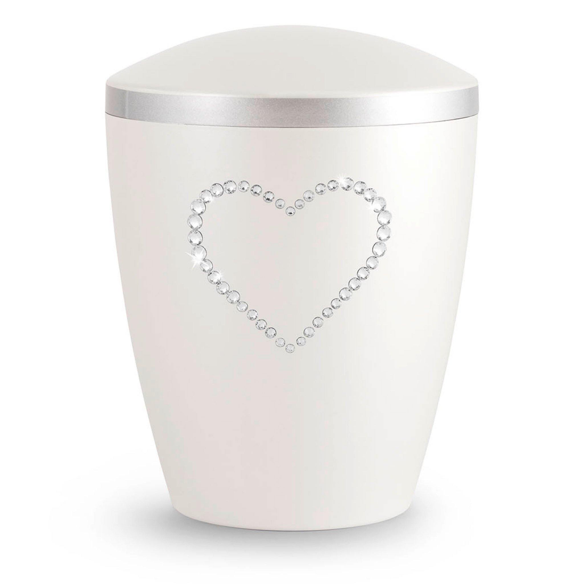 Ventnor Crystal Heart Biodegradable Cremation Ashes Urn VOL