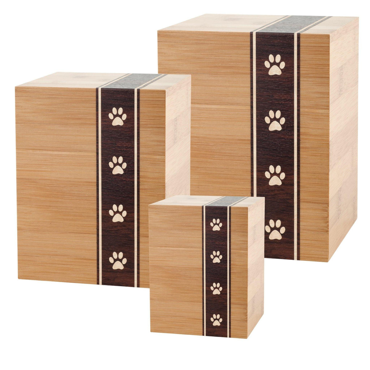 Woodbridge Wood Paws Bamboo Cremation Ashes Urn VOL