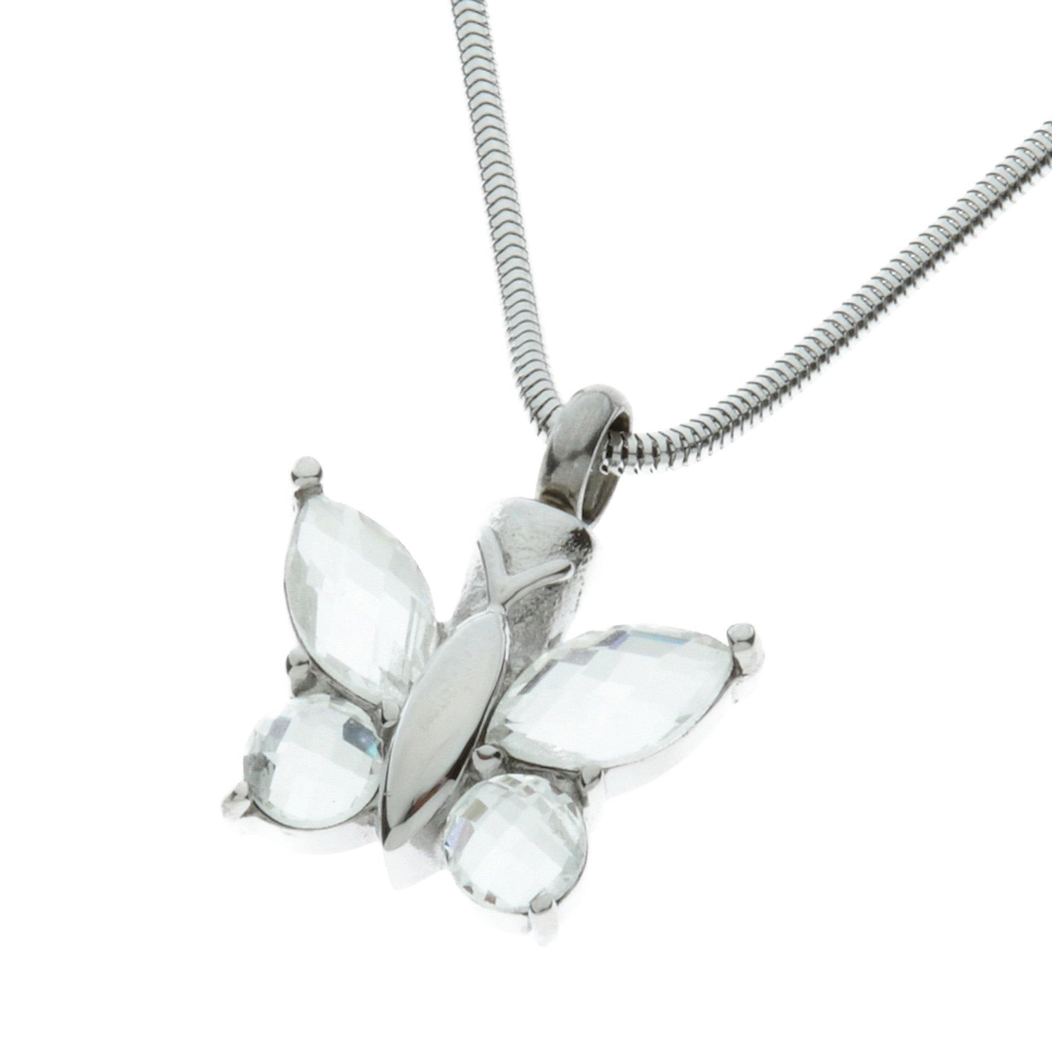 Diamond Butterfly Cremation Ashes Pendant Design 56 IMP