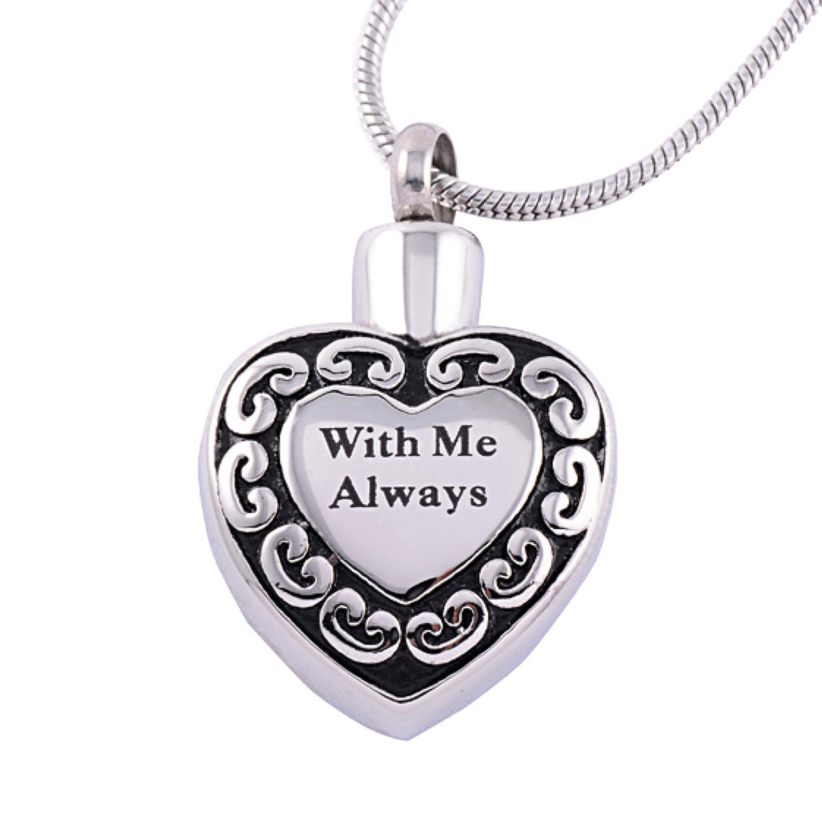 With Me Always Cremation Ashes Pendant Design 59 Urns UK