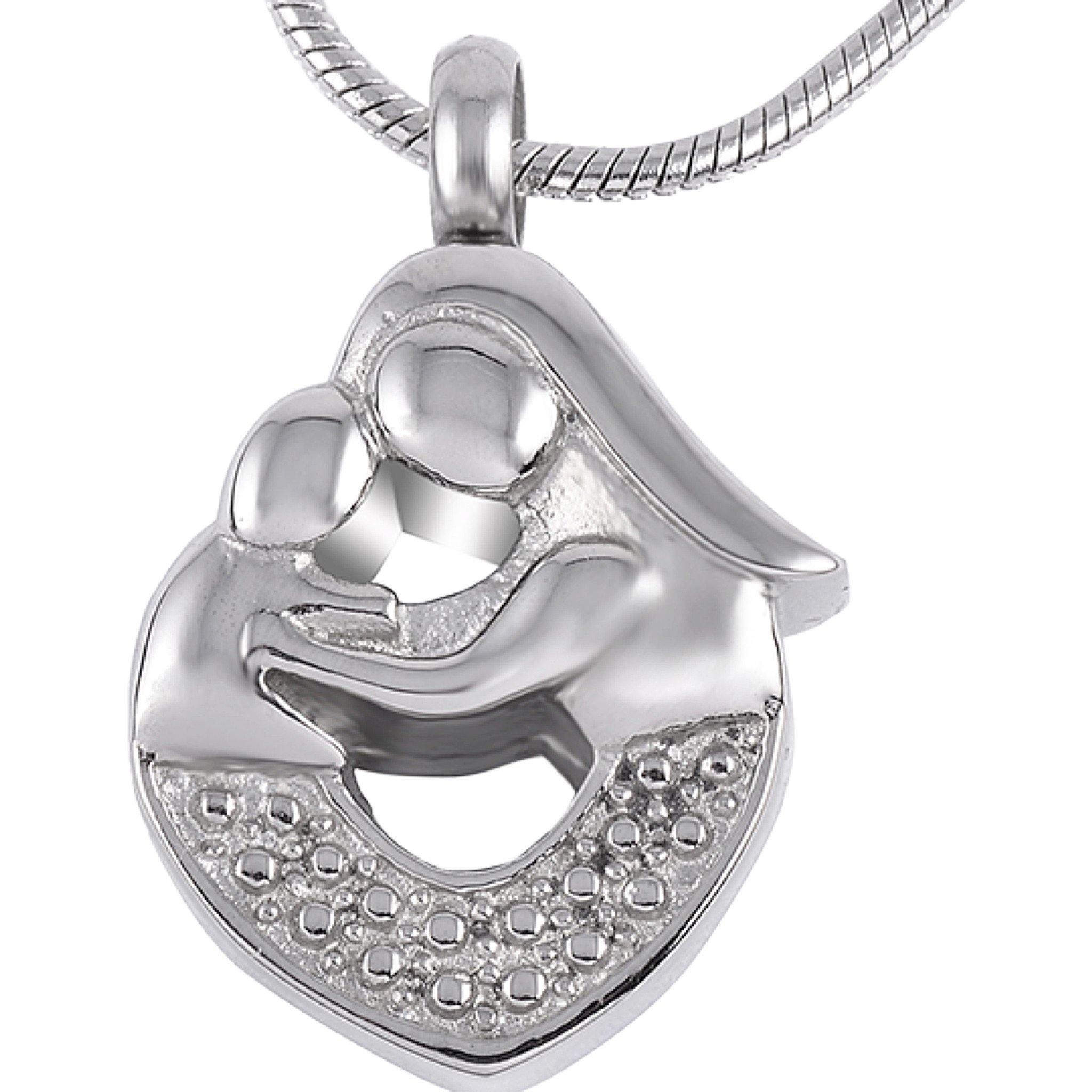 Mother and Child Cremation Ashes Pendant Design 65 Urns UK